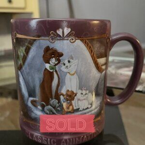 Vintage Disney Store Aristocats Marie Classic Animation Collection Coffee Mug